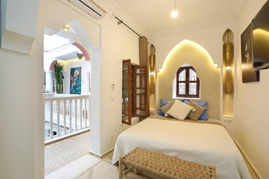 Riad El Khir En Centre Ville Rooftop Et Bassin Marrakesh Eksteriør billede