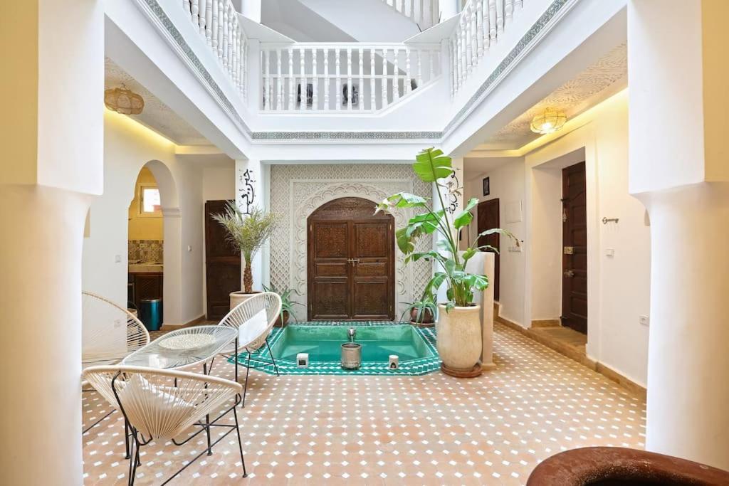 Riad El Khir En Centre Ville Rooftop Et Bassin Marrakesh Eksteriør billede