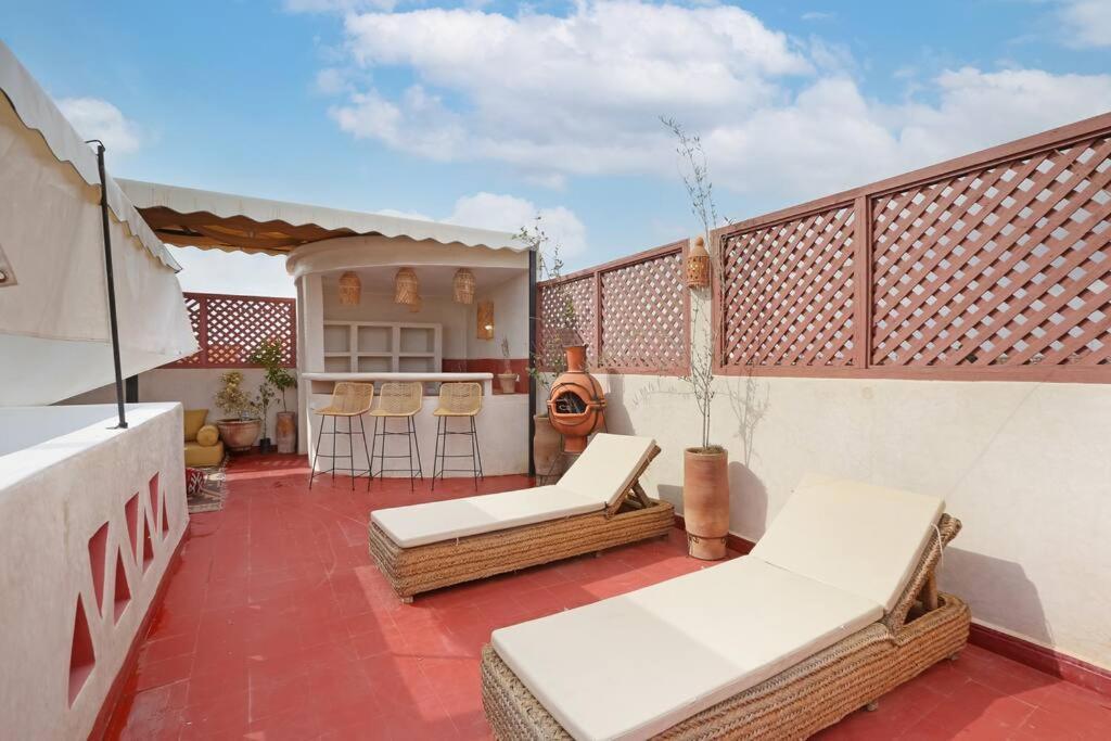 Riad El Khir En Centre Ville Rooftop Et Bassin Marrakesh Eksteriør billede