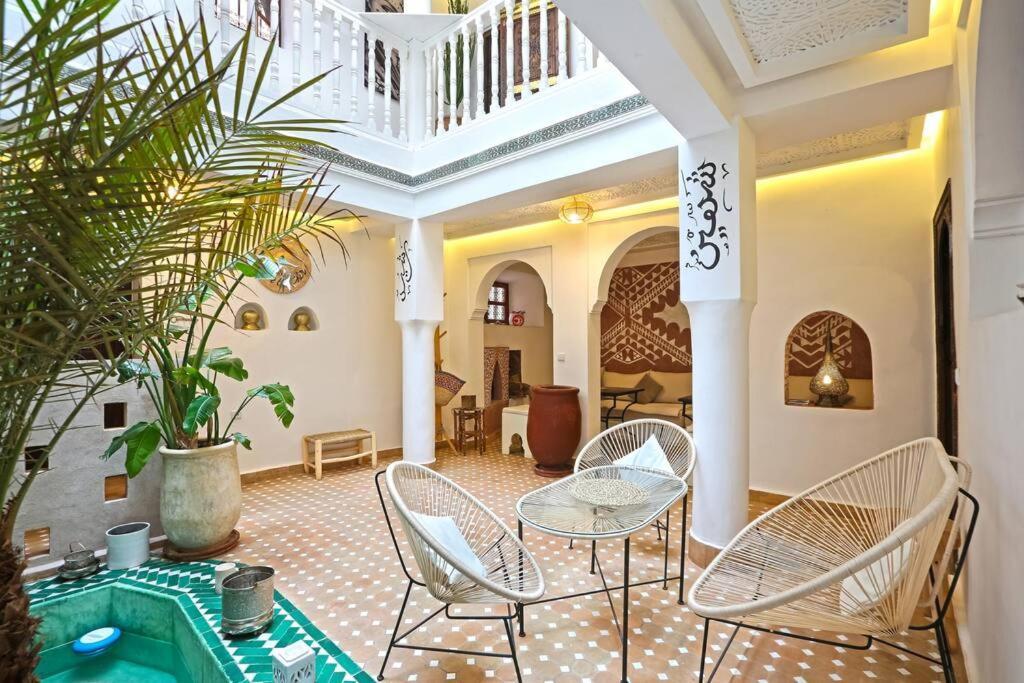 Riad El Khir En Centre Ville Rooftop Et Bassin Marrakesh Eksteriør billede