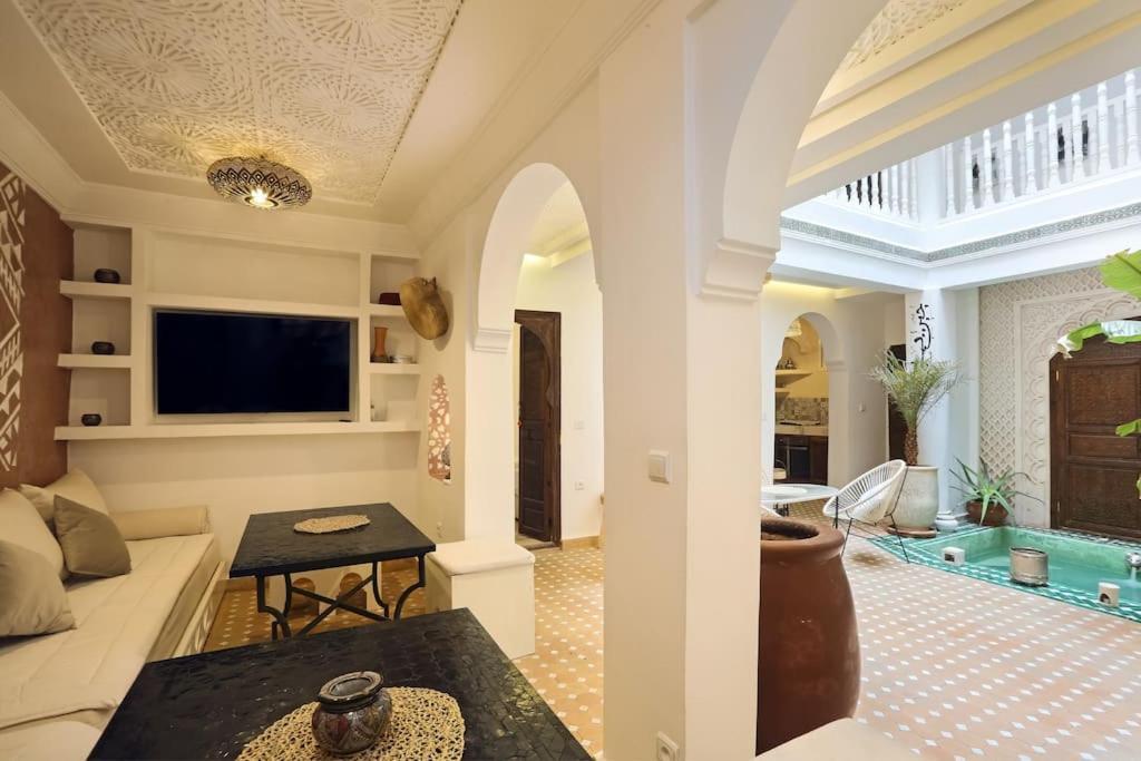 Riad El Khir En Centre Ville Rooftop Et Bassin Marrakesh Eksteriør billede